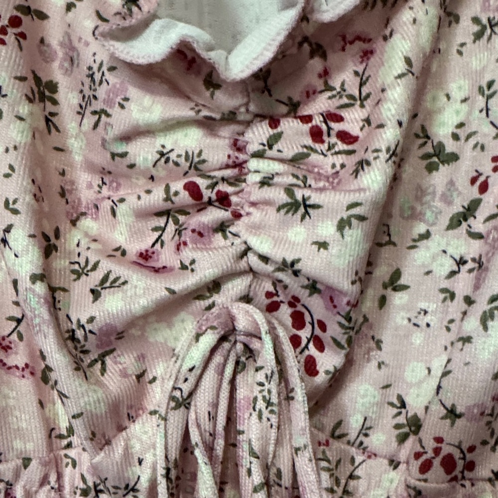 Amazon Pink Floral Mini Dress - Picture 3 of 5
